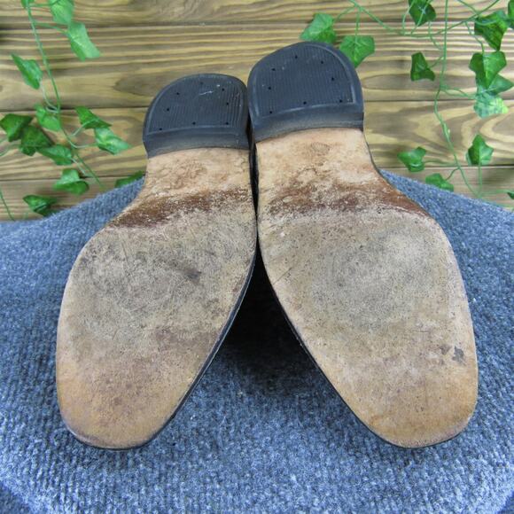 Freeman Men's Wingtip Oxford Brogue Black Size 10 Medium Used 2025 - Picture 6 of 6